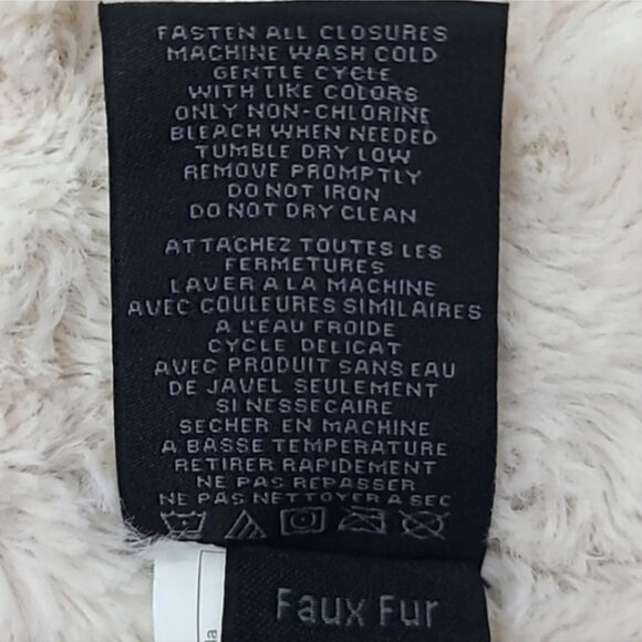 Steve Madden Black Glacier Shield Quilted Faux Fur Hooded Coat Parka Size M - Picture 9 of 12